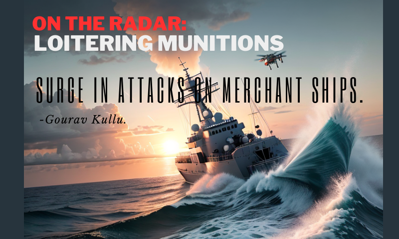 naval ship attacking drones in red sea